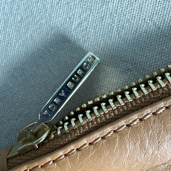 Tory Burch Leather Removable Tote Pouch - Picture 2 of 6